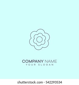 flower icon. vector illustration