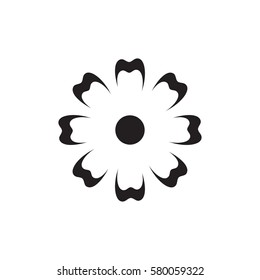 flower icon vector illustration