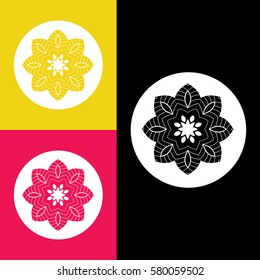 flower icon vector illustration