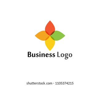 flower icon vector illustration design logo template