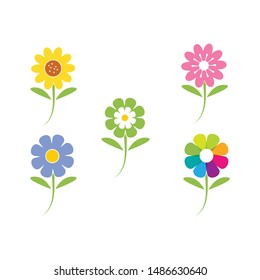 flower icon vector illustration design template