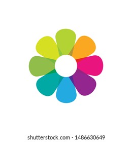 flower icon vector illustration design template