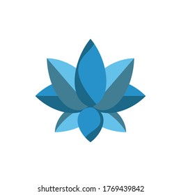 Blumensymbol, Vektorgrafik-Design