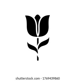 diseño de ilustración de vector de icono de flor