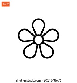 Flower icon vector illustration design