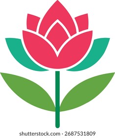 ícone de flor vetor ilustração design