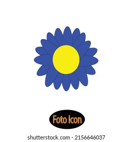 Flower icon. Vector illustration eps10