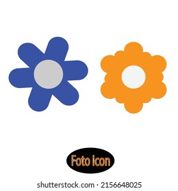 Flower icon. Vector illustration eps10