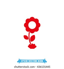 Flower icon vector illustration eps10