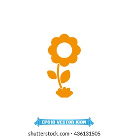 Flower icon vector illustration eps10