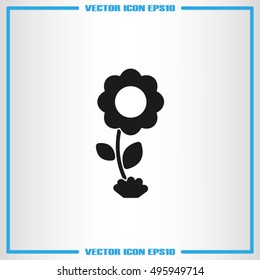 Flower icon vector illustration eps10
