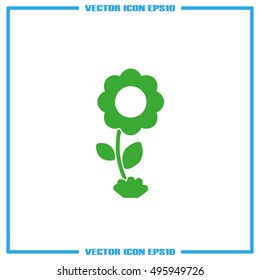 Flower icon vector illustration eps10