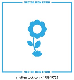 Flower icon vector illustration eps10