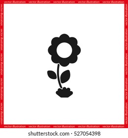 Flower icon vector illustration eps10