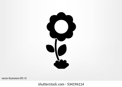 Flower icon vector illustration eps10