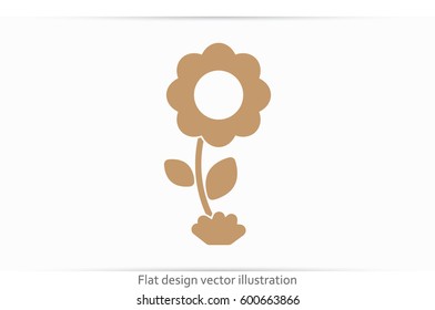 Flower icon vector illustration eps10