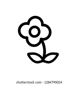 Flower icon, vector illustration. Flat design style. vector flower icon illustration isolated on white background, flower icon Eps10. flower icons graphic design vector symbols.