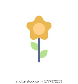 flower icon vector illustration flat style mother's day icon set