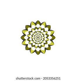 Flower Icon Vector Illustration, Isolated on White Background