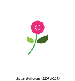 flower icon vector illustration logo design