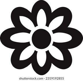 Blumensymbol, Vektorgrafik, Logo der Illustration im trendigen Stil, Vektorgrafik 35