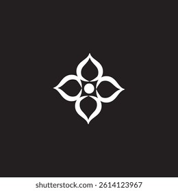 Flower  icon vector illustration logo template for many purposes. Isolated on white background.
