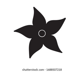 Icono de flores. Ilustración vectorial. Naturaleza