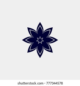 flower icon, Vector illustration. nature icon, flora icon vector