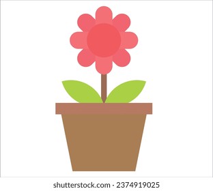 Flower icon vector illustrator floral rose cactus on white background 