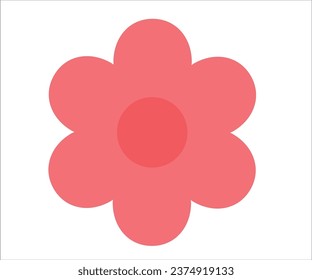 Flower icon vector illustrator floral rose cactus on white background 