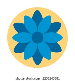 flower icon vector image with white background