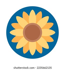 flower icon vector image with white background