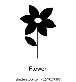 Flower icon vector isolated on white background for your web and mobile app design, Flower logo concept