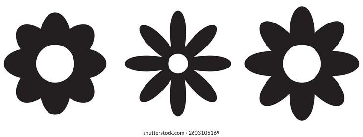 Flower icon vector isolated on white background. flower vector. flower symbols