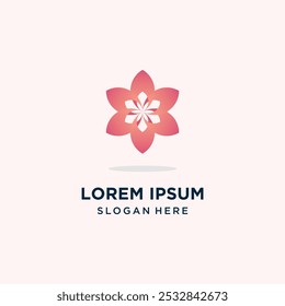 Flower icon vector logo design with creative concept Premium Vector