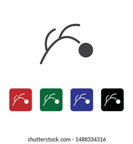 Flower icon - Vector. Nature vector illustration