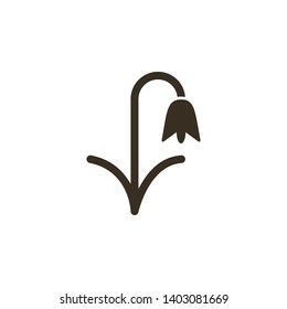 Flower icon - Vector on white background
