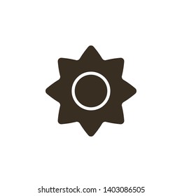 Flower icon - Vector on white background