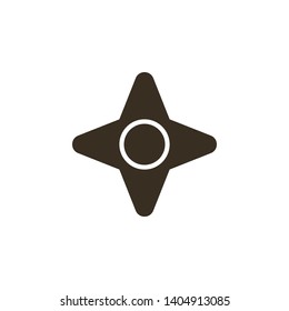Flower icon - Vector on white background