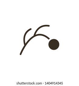 Flower icon - Vector on white background