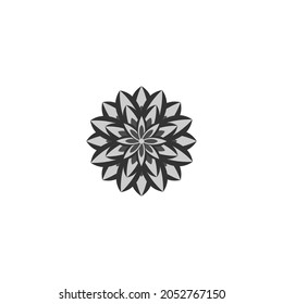 flower icon, flower vector icon, Pictograph of flower.