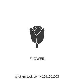 flower icon vector. flower sign on white background. flower icon for web and app