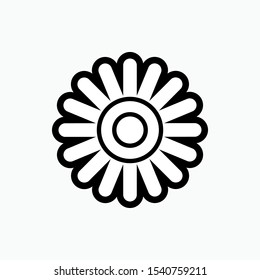 Flower Icon - Vector, Sign and Symbol for Design, Presentation, Website or Apps Elements.