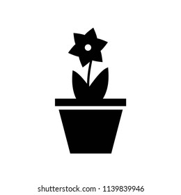 Flower icon vector icon. Simple element illustration. Flower symbol design. Can be used for web and mobile.