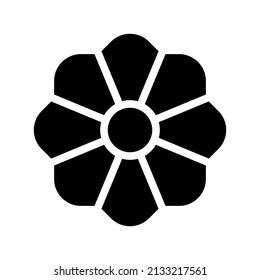 Flower Icon Vector Symbol Design Illustration