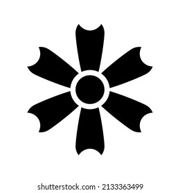 Flower Icon Vector Symbol Design Illustration