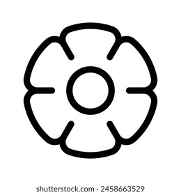 Ilustración de diseño de Vector de iconos de flores