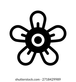 Blumensymbol, Vektorsymbol, Entwurfsgrafik