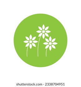 flower icon vector template illustration logo design