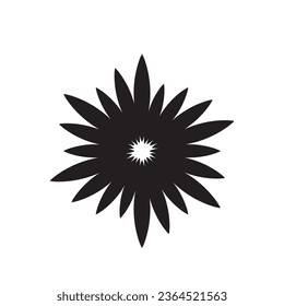 flower icon vector template illustration logo design
